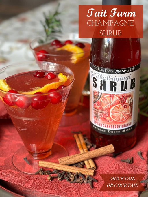 Spiced Cranberry Orange Shrub recipe ideas
