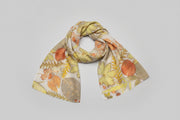 Crepe Silk Scarf - Sumac/Grevillea/Scented Geranium/Eucalyptus/Smoke Bush/Baptisia