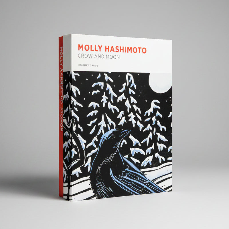 Molly Hashimoto: Crow and Moon Holiday Cards