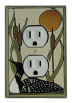 Loon Sand Single Outlet/Receptacle