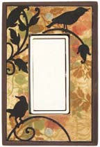 Vintage Songbirds Single Wide Switch/GFI Outlet