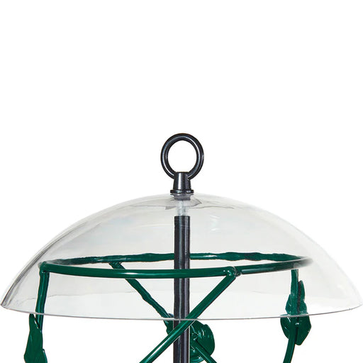 Hanging Seed Cylinder Bird Feeder - Green