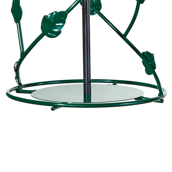 Hanging Seed Cylinder Bird Feeder - Green