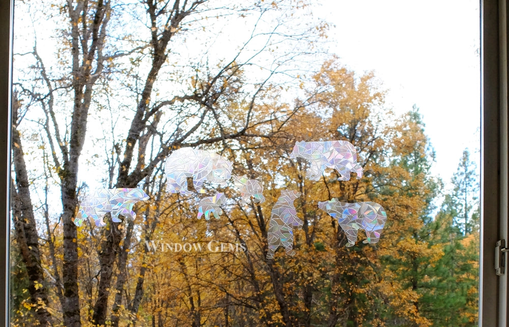 Black Bear Window Cling - Thumbnail 4