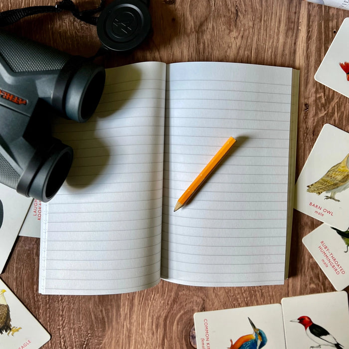 Tufted Titmouse Notebook - lined pages