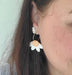 Daisy Hoop Earrings in use