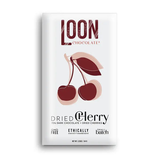 Chocolate Bar - Dark Chocolate with Dried Cherries