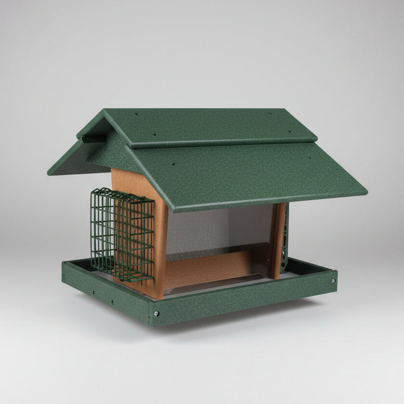 Classic Deluxe Feeder with suet side cage