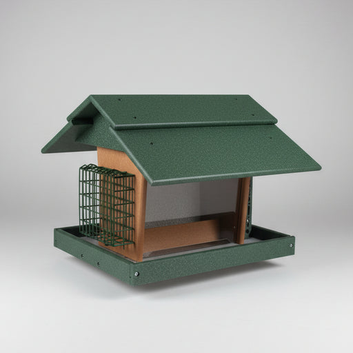 Classic Deluxe Feeder with suet side cage
