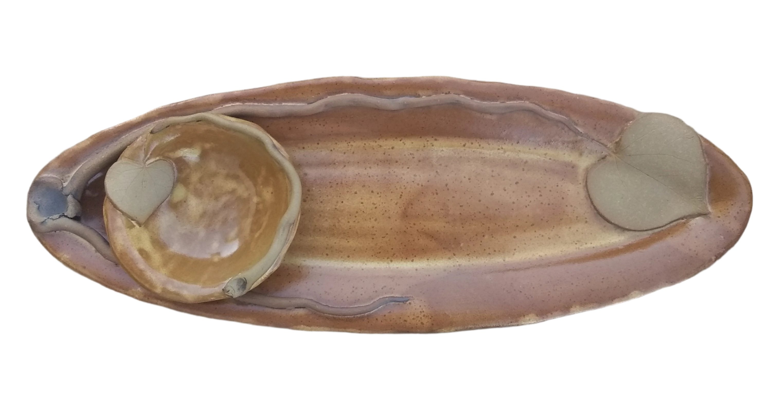 Stoneware Dessert Tray Set - Eastern Redbud