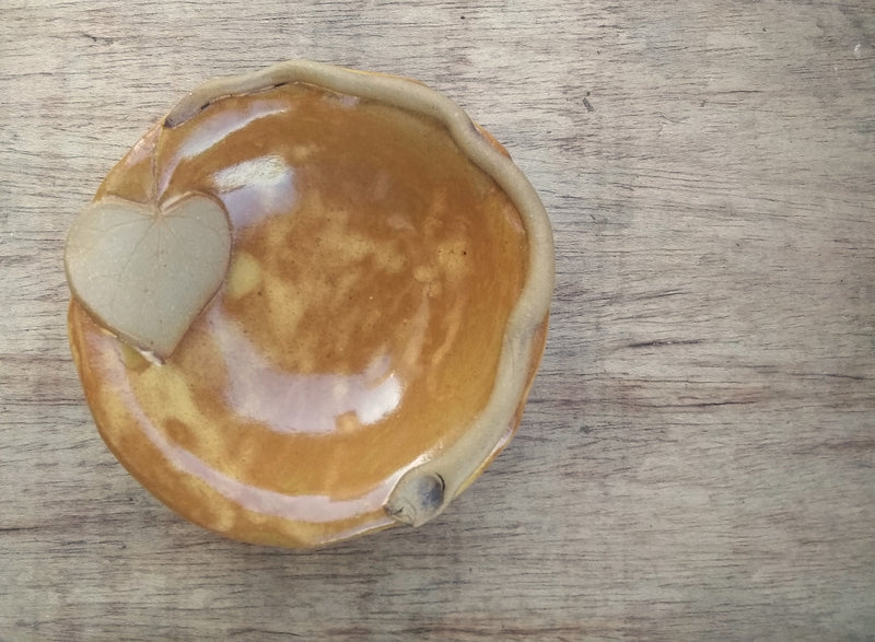 Stoneware Dessert Tray Set - Redbud - tiny bowl