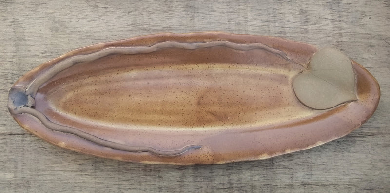 Stoneware Dessert Tray Set - Redbud - serving tray