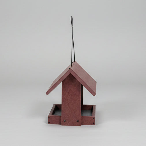 Diner Recycled Bird Feeder - cherrywood