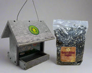 Diner Bird Feeder and 5lb Martha Songbird Mix Bag