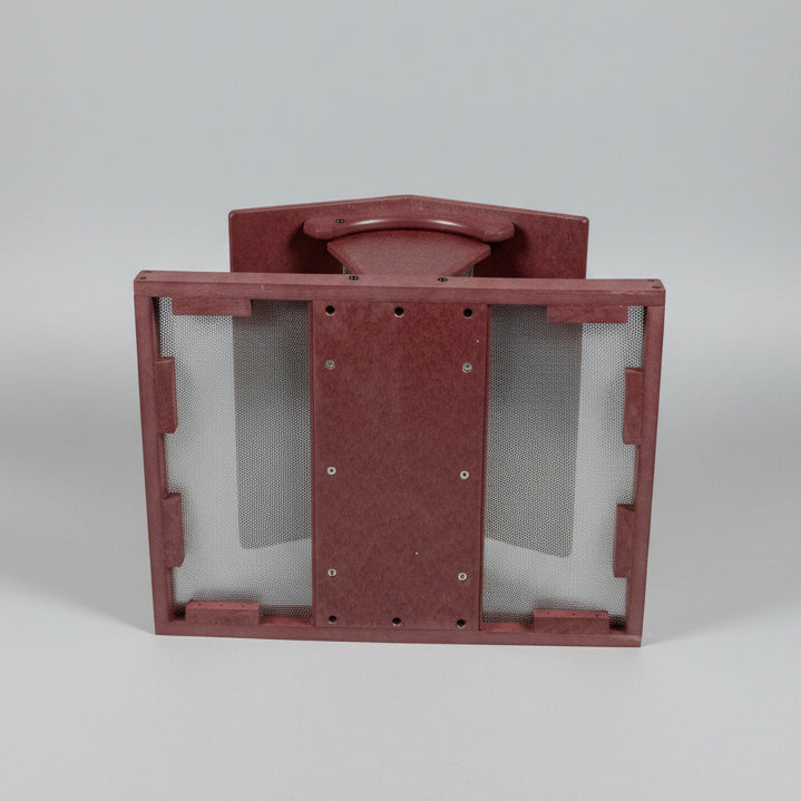 Dinette Recycled Bird Feeder - Cherrywood
base of feeder can be flange mounted