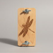 Hardwood Pocket Flower Press Kit - 2" x 4" - dragonfly/maple