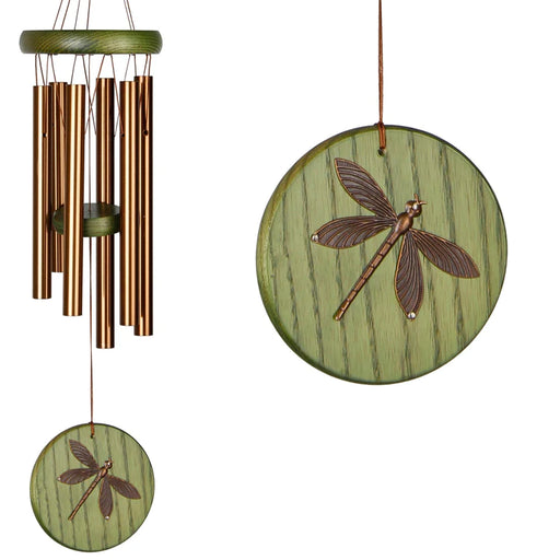 Dragonfly Wind Chime Habitats - Green details