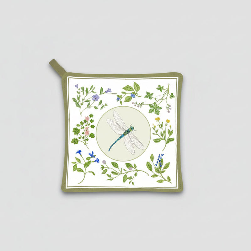 Summer dragonfly Potholder