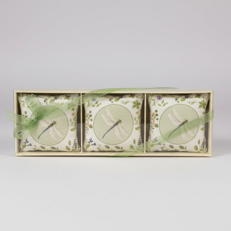 Dragonfly Gift Boxed Lavender Sachets - Set of 3