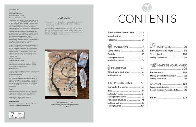 table of contents with photo