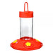 Dr. JB's 16 oz Clean Hummingbird Feeder - Red with Yellow Flowers
