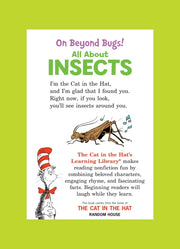 Dr. Seuss On Beyond Bugs! All About Insects - back cover