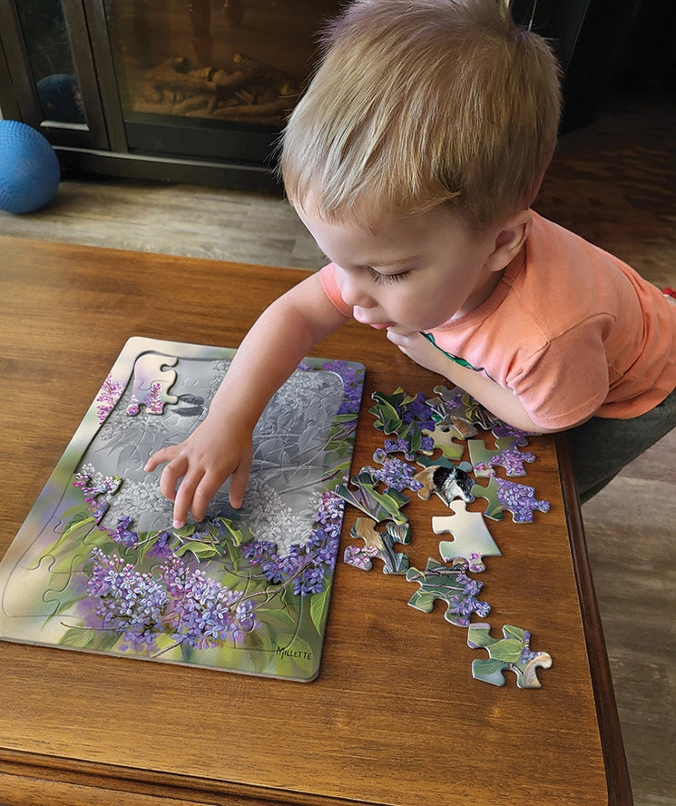 Chickadee Duo Tray Puzzle