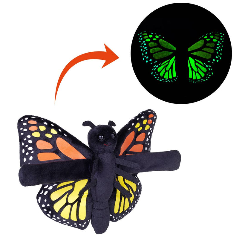 Huggers - Glow in the Dark Butterfly Stuffed Animal 8"