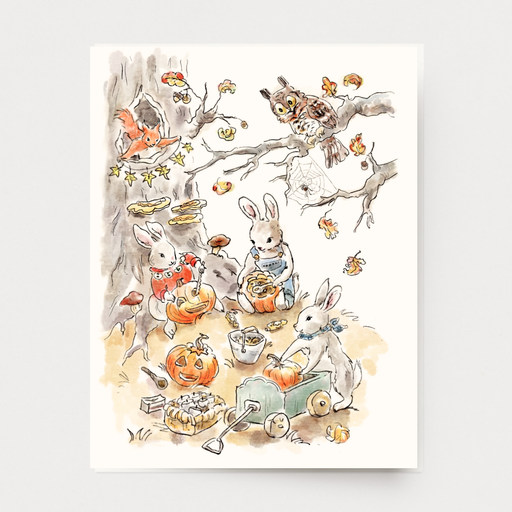 Pumpkin Carving Card