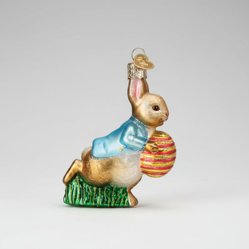 Peter Rabbit With Easter Egg Ornament