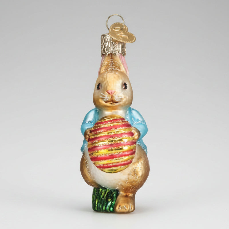 Peter Rabbit With Easter Egg Ornament