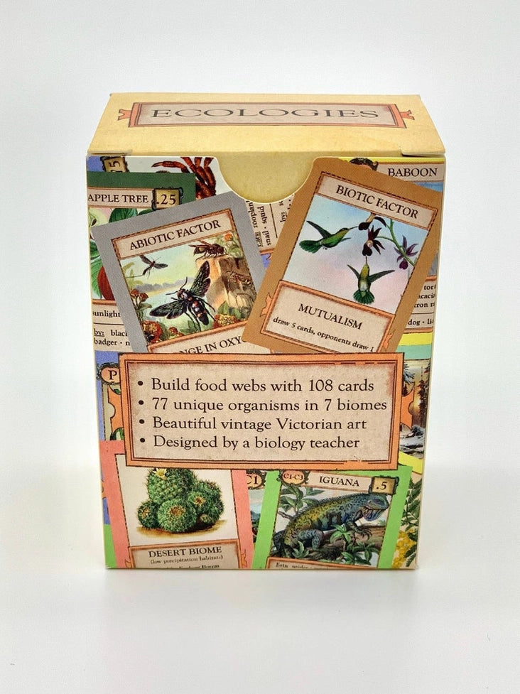 Ecologies Card Game
back of card box
