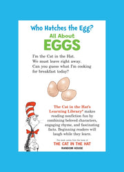 Dr. Suess: Who Hatches the Egg? All About Eggs - back cover