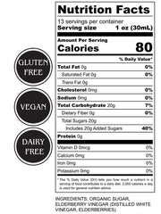 Elderberry Shrub
nutrition and ingredients