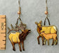 North American Elk Earrings