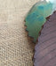 Stoneware Trinket Dish - Elm Leaf - glaze on the back
