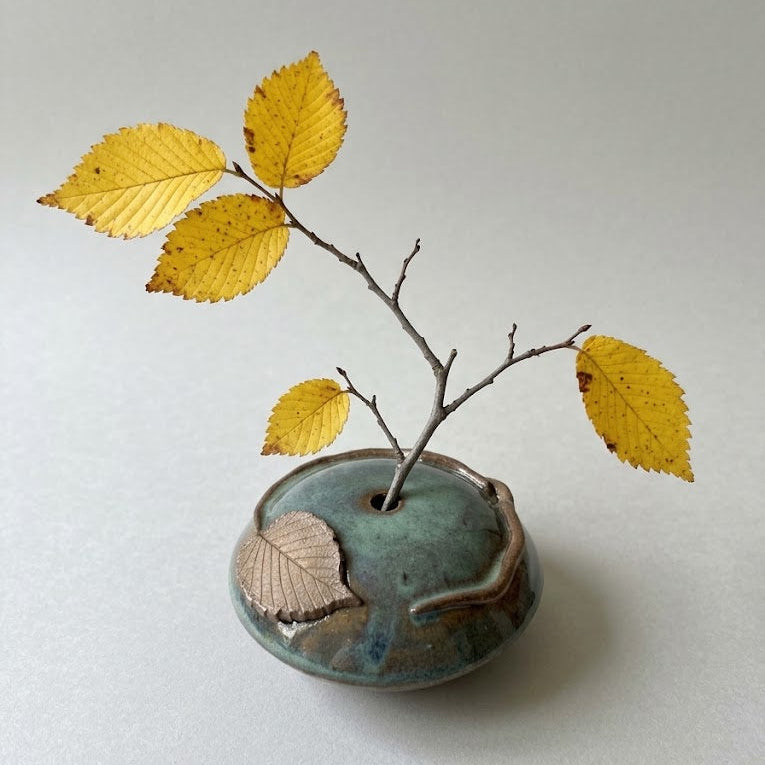 Pillow Vase - American Elm
with an autumn elm branch
