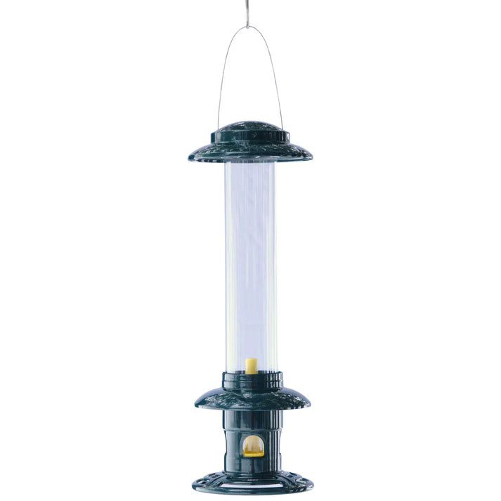 Squirrel Buster Evolution Squirrel Proof Bird Feeder against a white background