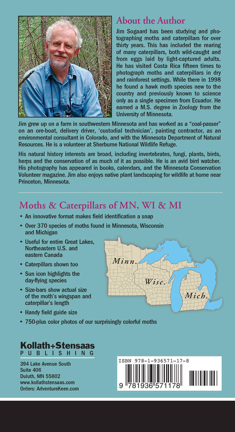 Moths & Caterpillars of Minnesota, Wisconsin & Michigan 
back cover