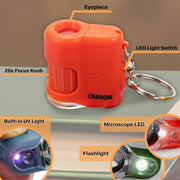 Mini 20x LED Microscope Science Learning For Kids