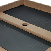 Pole Mounted Recycled Tray Feeder