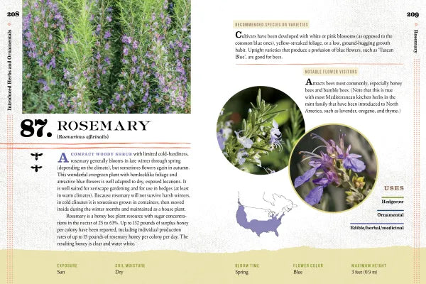 100 Plants to Feed the Bees - sample page