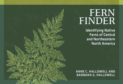 green cover features illustration of fern with title of cover: fern finder