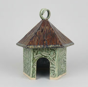 Toad House with Fern Design - Jarvis Speckled Green
