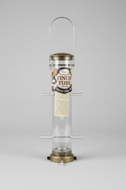 Quick-Clean Nyjer® Tube Feeder - Medium antique brass