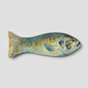 fish cat toy on white background
