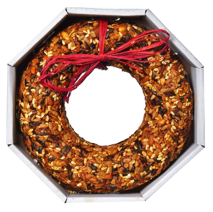 Flaming Hot Feast Wreath with packaging