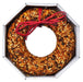 Flaming Hot Feast Wreath with packaging