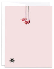 Flamingo Card - You're Lovely