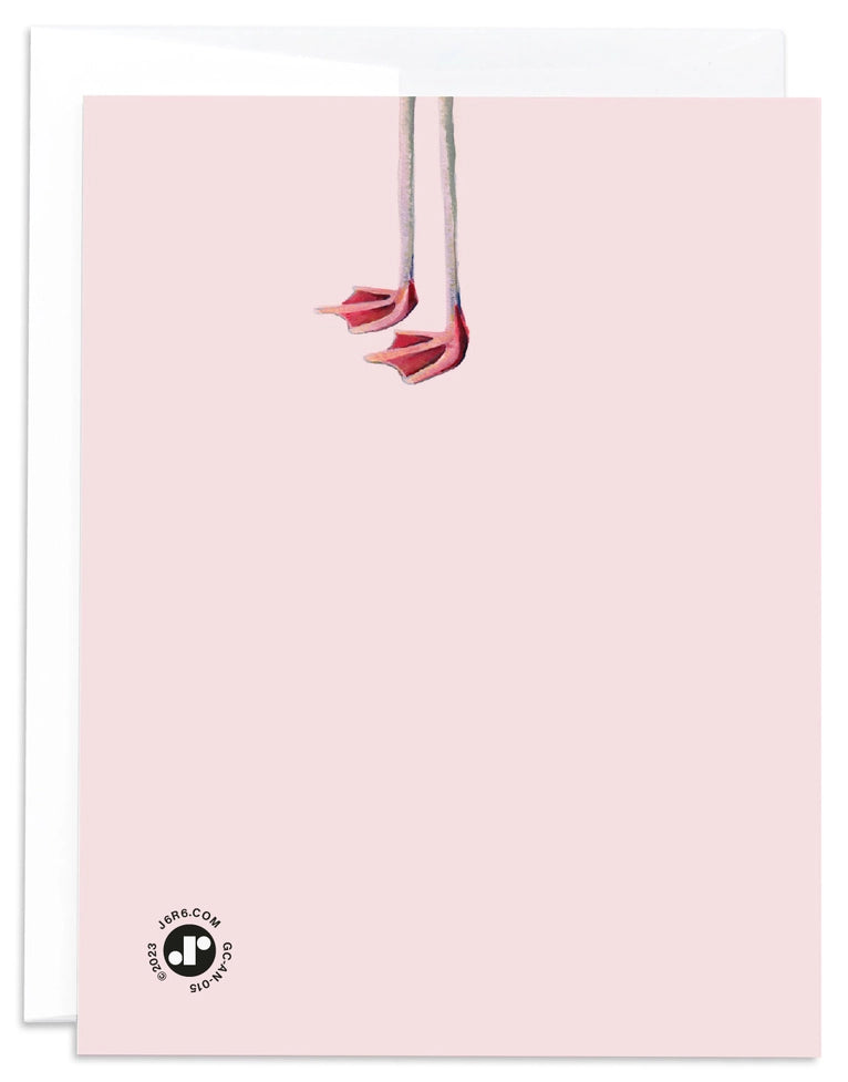 Flamingo Card - You're Lovely